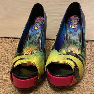 Zebracorn iron fist heels